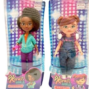Mattel 9" Karma & Switch Dolls Set - Netflix Series Karma’s World  NEW in Box